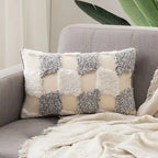 Housse de Coussin à Pompons style Bohème Nordique