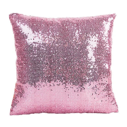 Housse de Coussin Pailletée