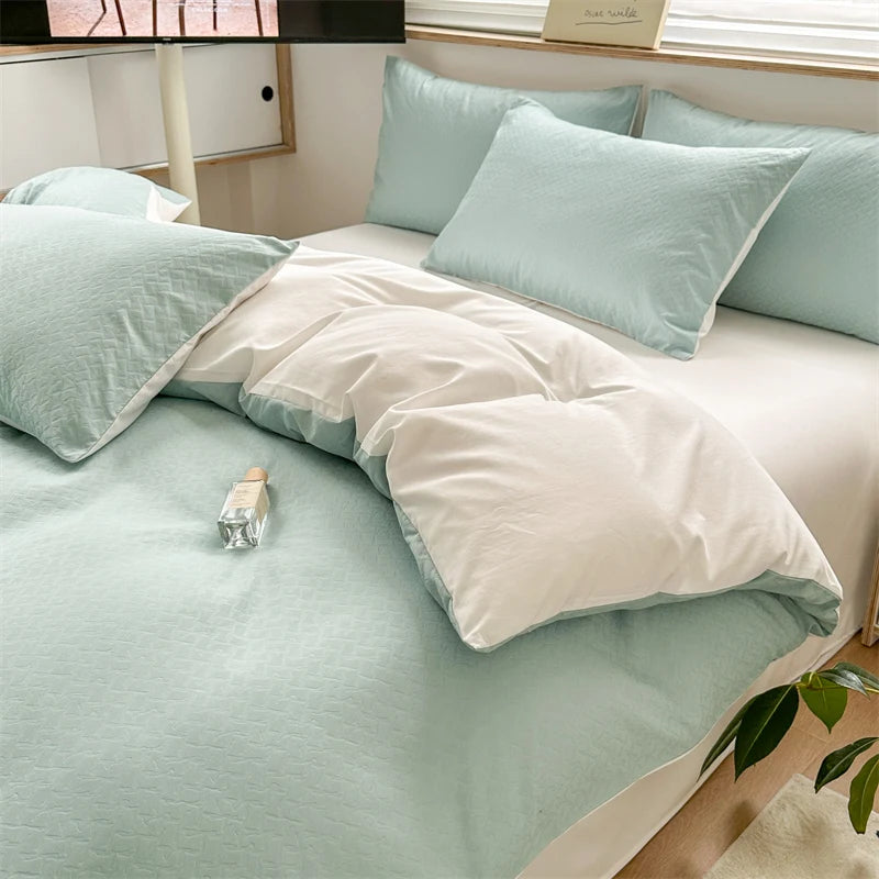 Parure Housse de Couette en Jacquard