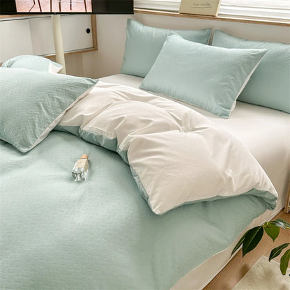 Parure Housse de Couette en Jacquard