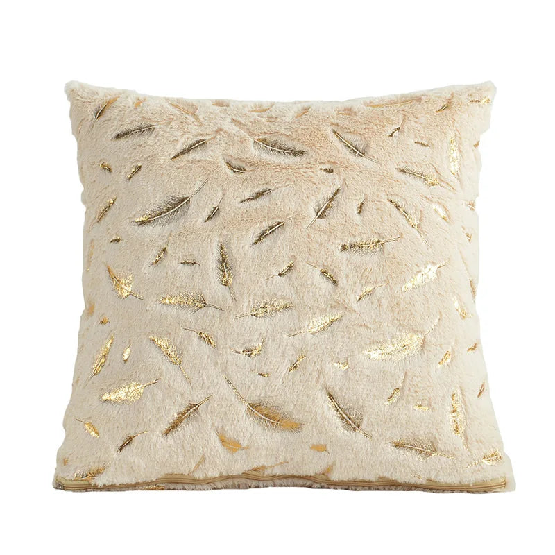 Housse de Coussin en Peluche