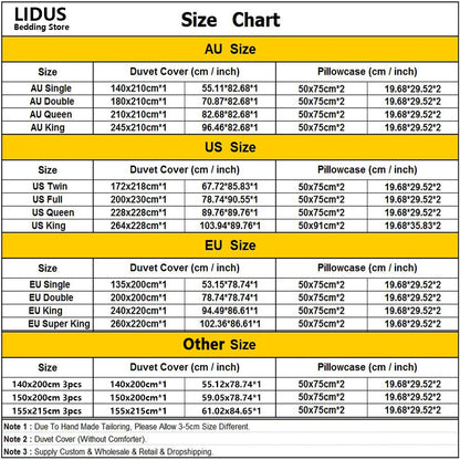 Parure Housse de Couette à Motif