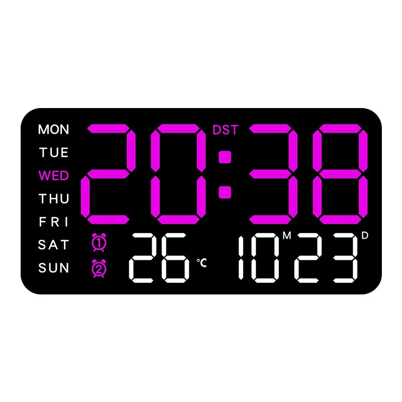 Horloge Murale numérique LED