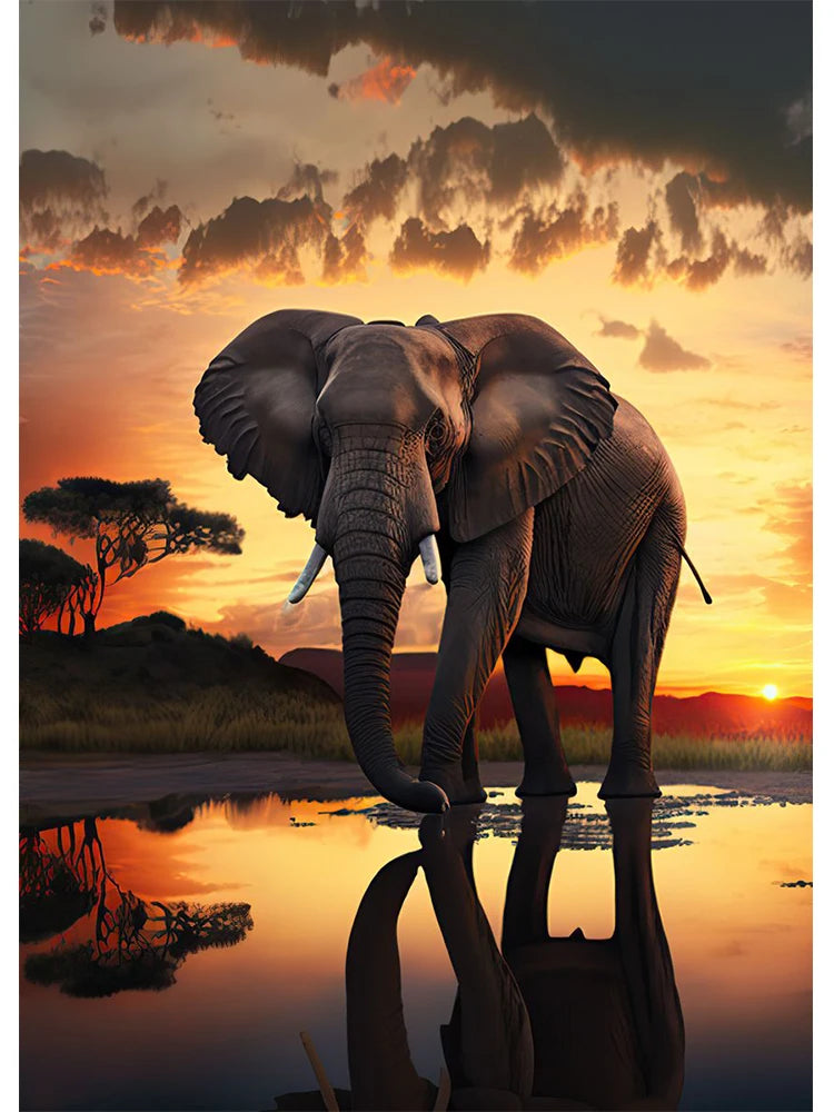 Tableau Moderne Art Animals