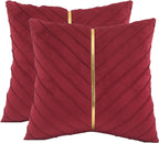 Housse de coussin flocon de neige en velours