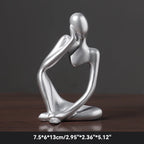 Statue abstraite du Penseur