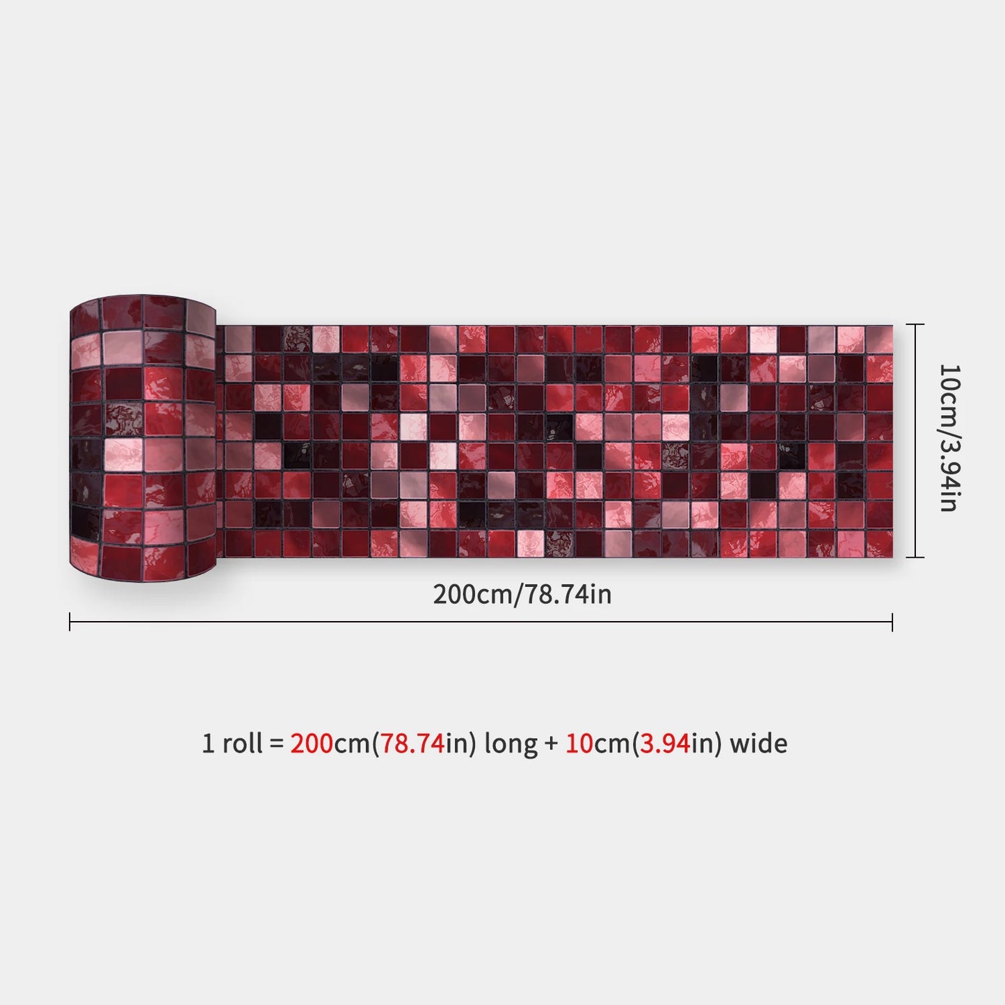 Autocollant Mural Décoratif Mosaïque