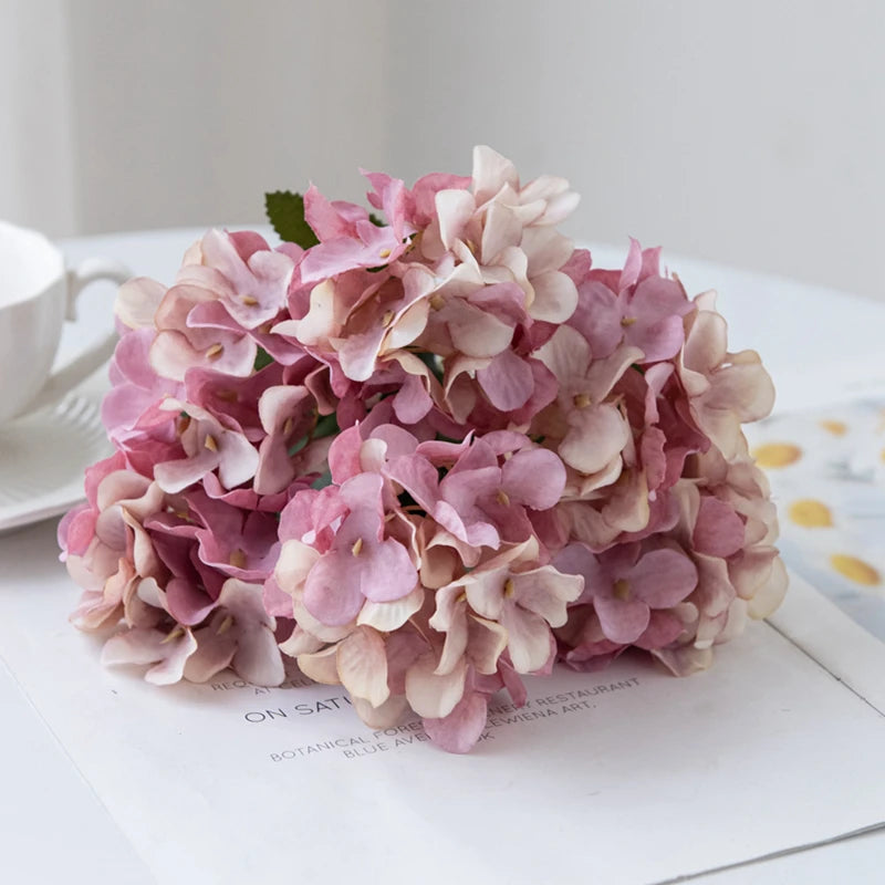 Fleur Artificielle Hortensia en Soie
