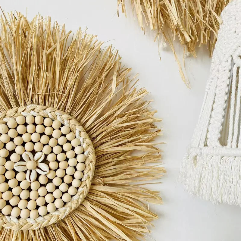 Décorations Murales  en raphia