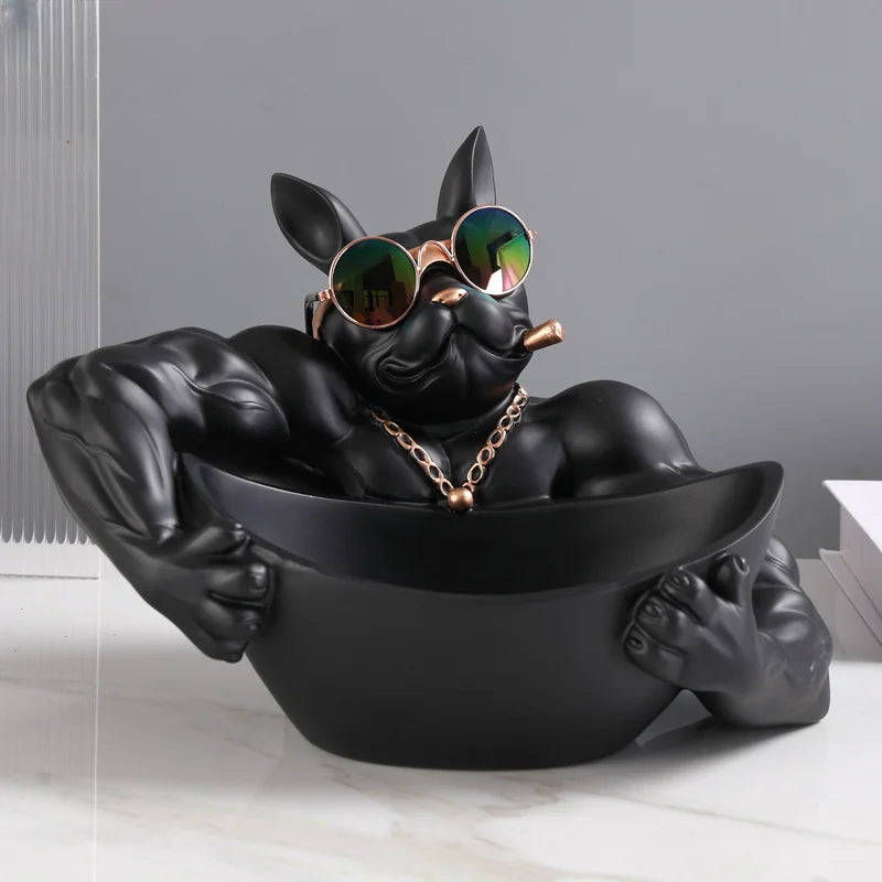 Figurine de Chien de Rangement
