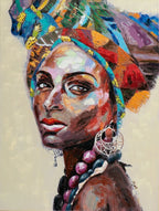 Tableau Moderne Art Africain