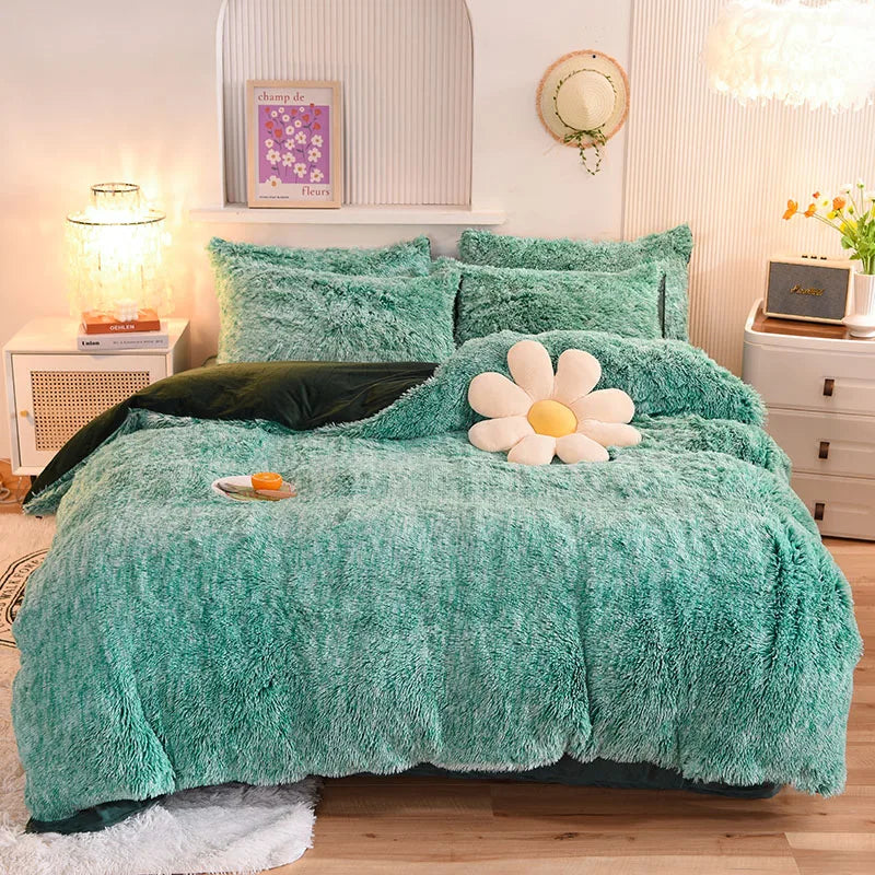 Parure Housse de Couette en Velours