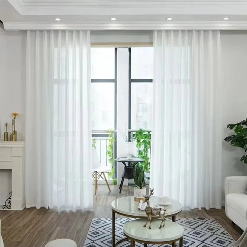 Rideaux en Voile Transparent