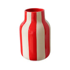 Vase en Céramique à Rayures