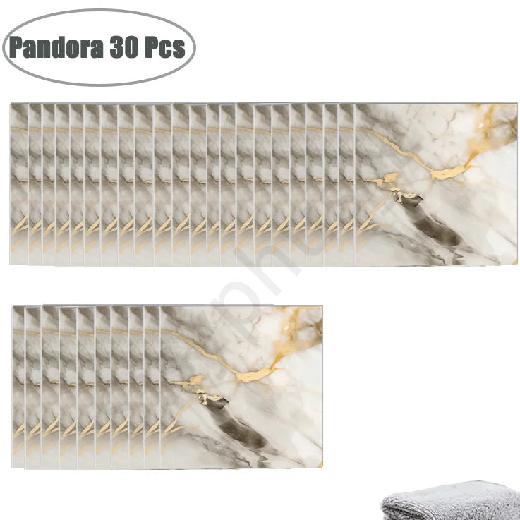 Autocollant Mural effet Marbre