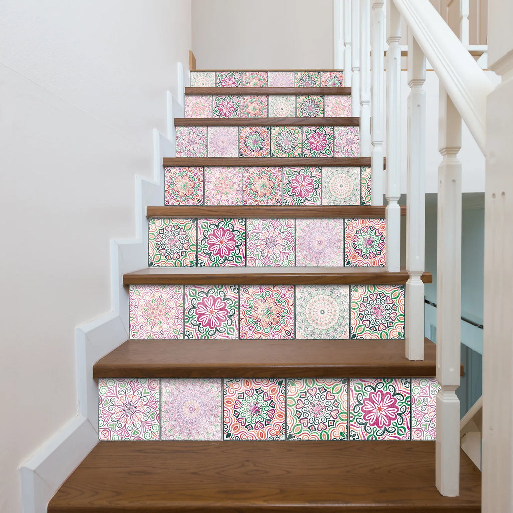 Autocollant Mural Effet carrelage