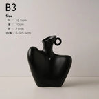 Vase en Céramique Sculpturale