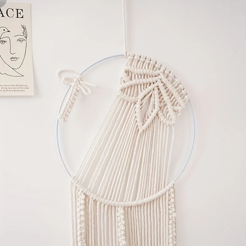 Tapisserie murale en Macramé