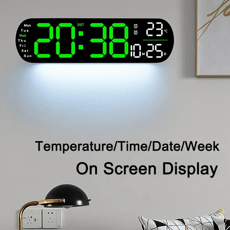 Horloge Murale numérique Led