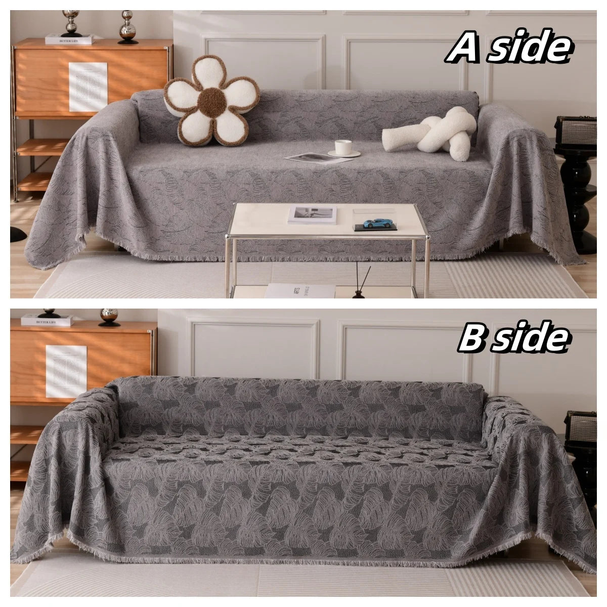Housse de Canapé en Chenille Simple