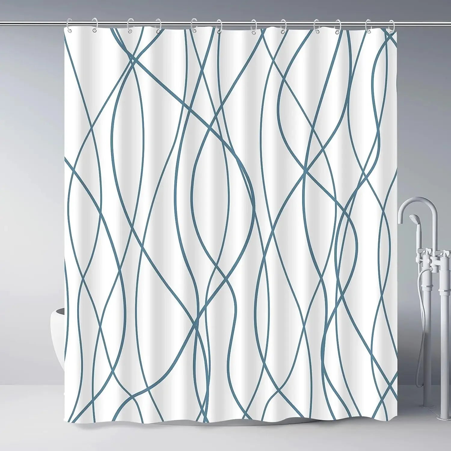 Rideau de Douche en Tissu