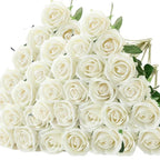 Fleur Artificielle Rose en Velours