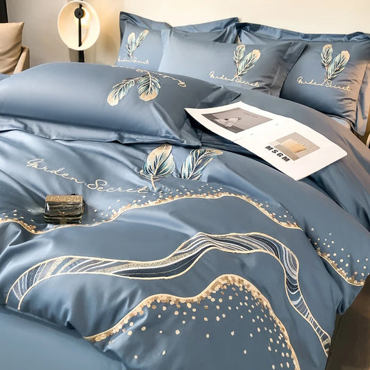 Parure de lit Brodée