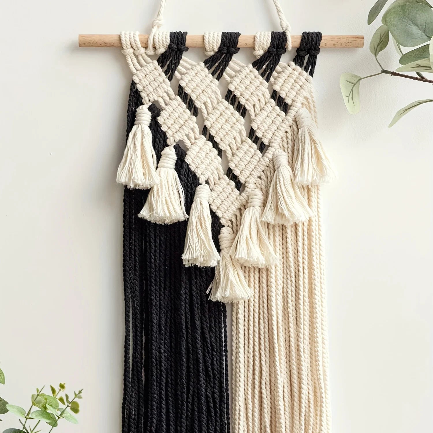 Macramé Mural Tissé