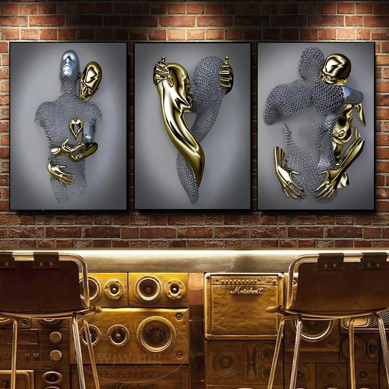 Tableau Moderne Design Couple