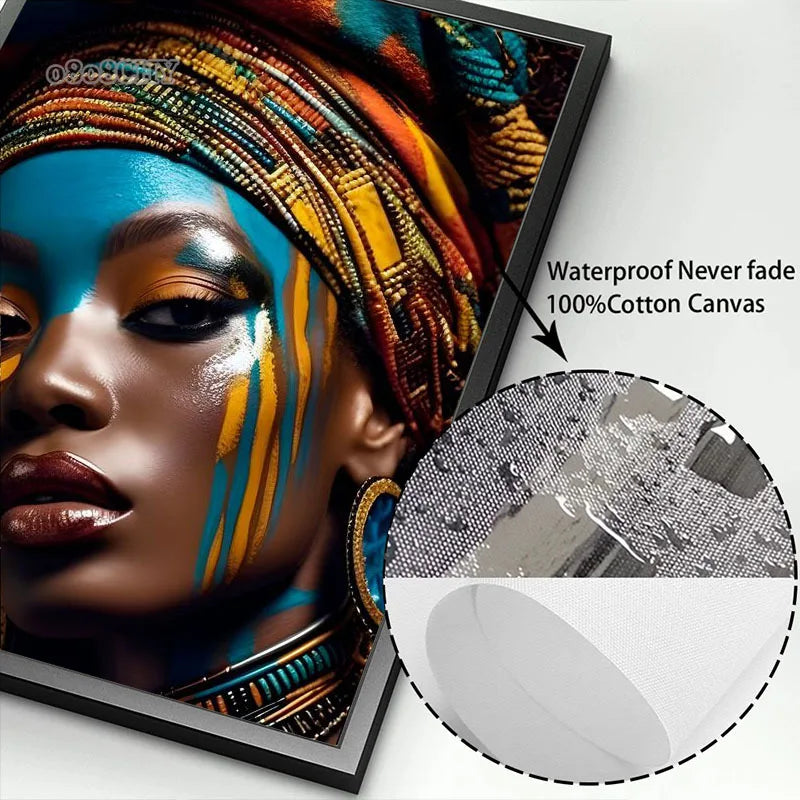Tableau Moderne Femme Africaine