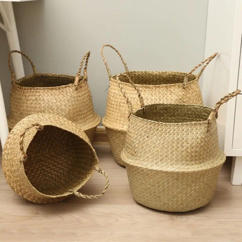 Pot Panier en Osier Cache Pot