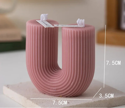 Bougie Parfumée en forme de U