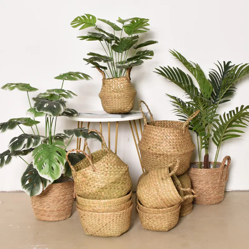 Pot Panier en Osier Cache Pot