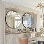 Miroir Décoratif Rond 80 cm