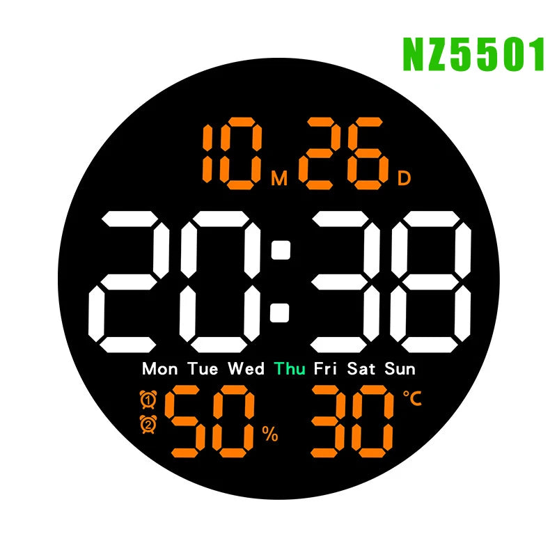 Horloge Murale Rond LED
