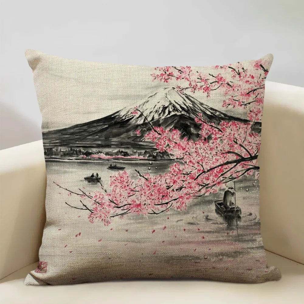 Housse de Coussin Japon