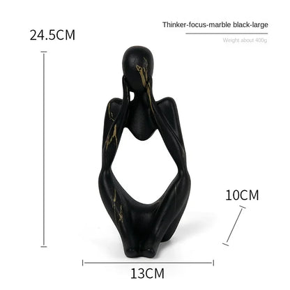 Statue de Penseur Graffiti