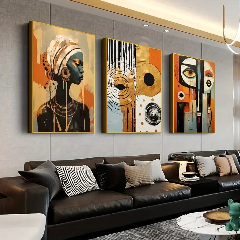 Tableau Moderne Art Africain