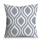 Housse de Coussin Décorative Gris