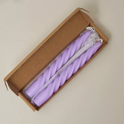 Bougies en spirale 2 pièces