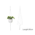 Macramé Mural Porte plantes - Paniers suspendus