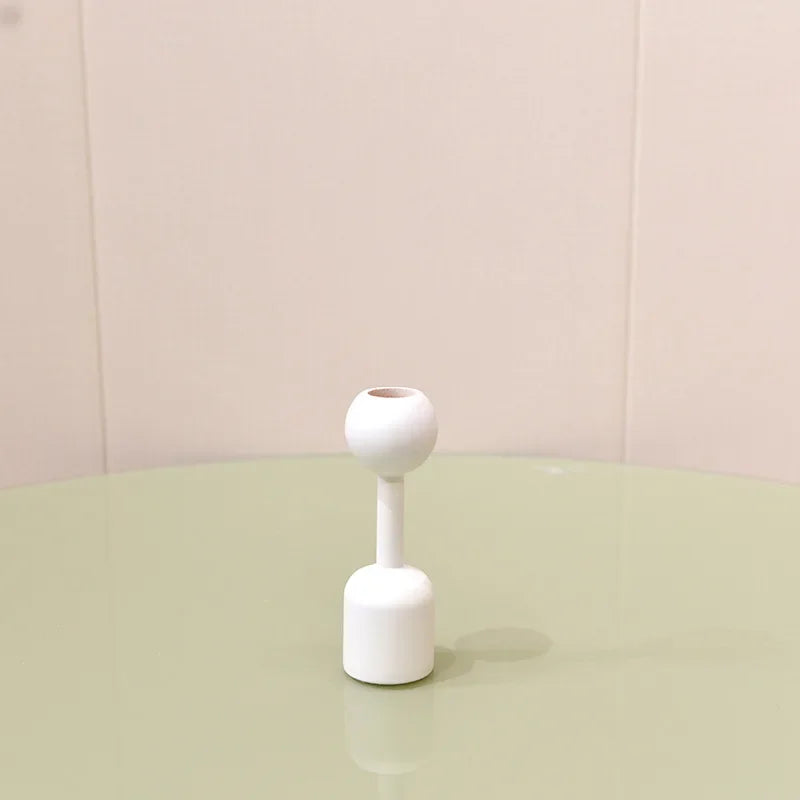 Bougeoir en Bois fait  à la main