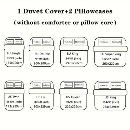 Parure Housse de Couette Imprimé Me and You