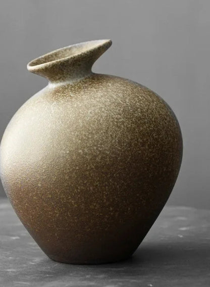 Vase en Terre Cuite Style Japonais