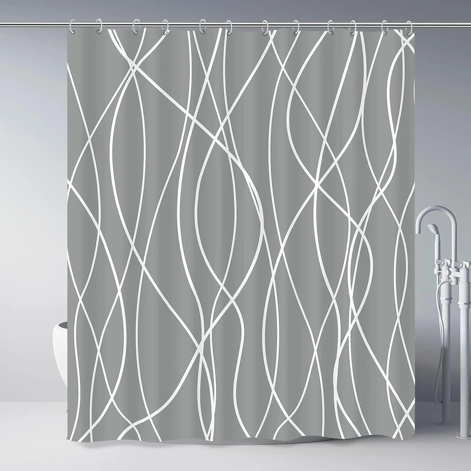 Rideau de Douche en Tissu