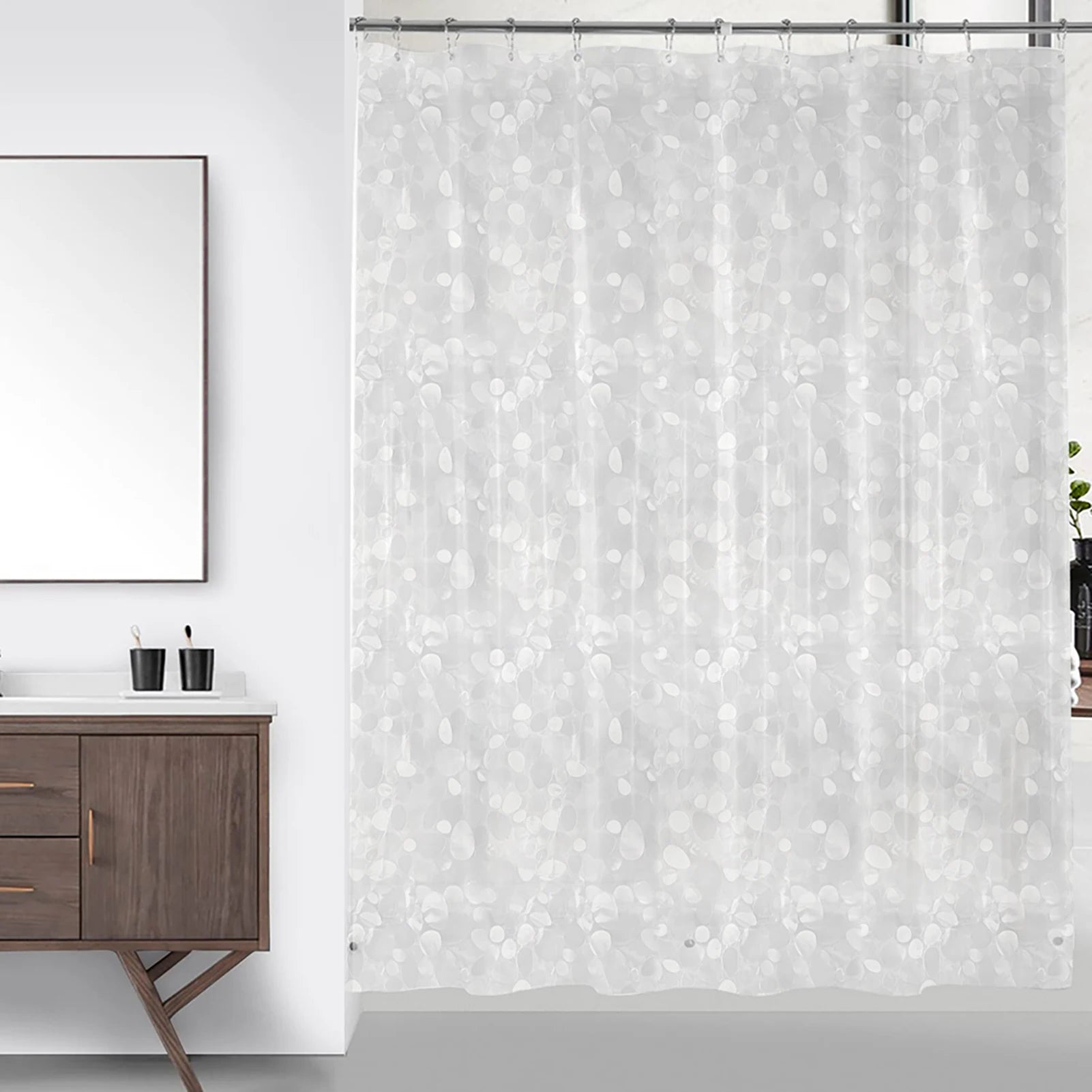 Rideau de Douche Transparent