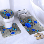 Rideau de Douche en Tissu Fleur