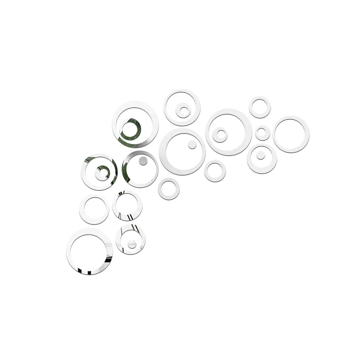 Miroir Décoratif Autocollant Rond