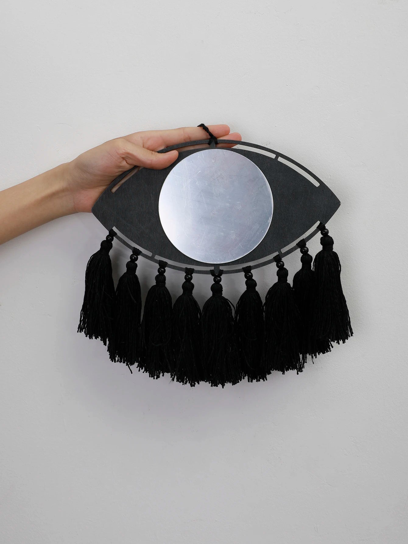 Miroir Décoratif en Macramé