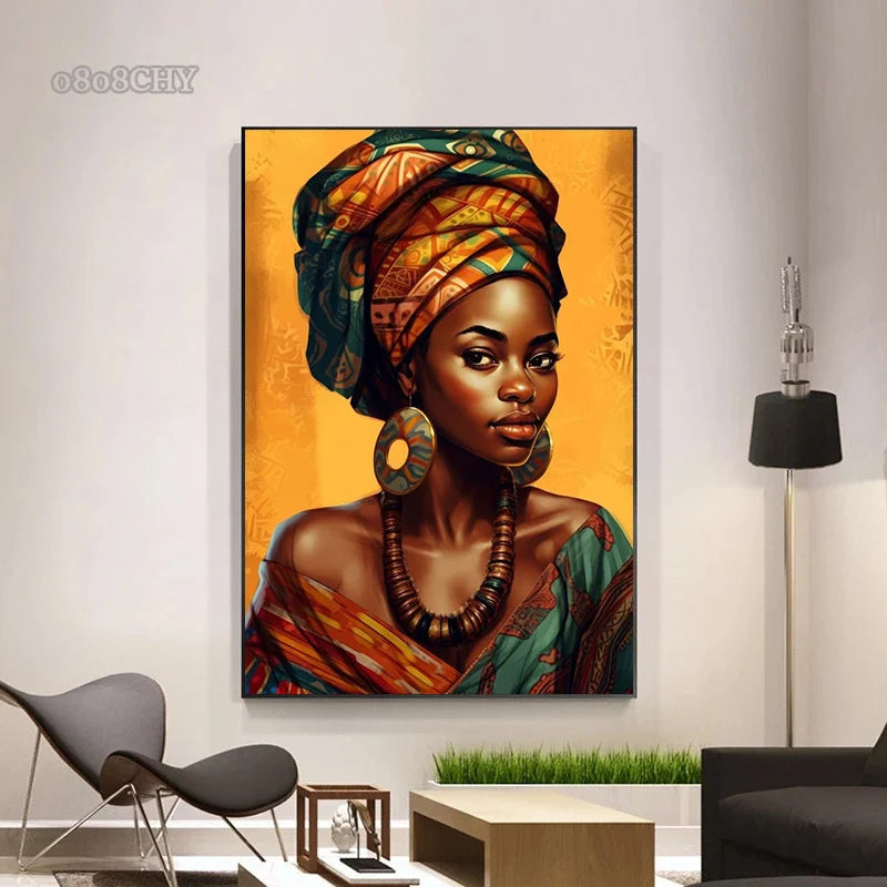 Tableau Moderne Art Africain